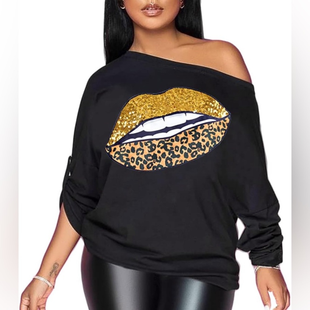 Sequin Lip 💋 T-shirt